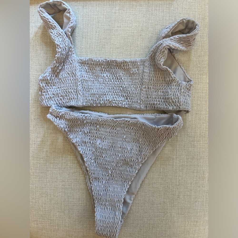 Tularosa bathing suit with high waist bottom